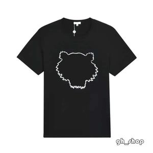 Kenzo T-Shirt Men Designer T Shirt Womens Tshirt Summer Streetwear Short Sleeve Tiger Head Embroidery Letters Printing Kenzos T-Shirt 8440