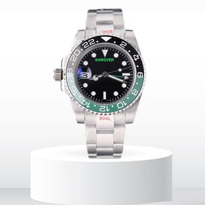 Erkekler İçin Otomatik Mekanik Saat Seramikleri Saatler 40mm Full Paslanmaz Çelik Glinding Kıvalanması Swim Swristwatches Safir Süper Ayakkar Montres