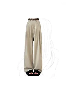 Damenhose Khaki Y2k Retro 2000er Jahre Mode Streetwear 90er Jahre Übergröße Hohe Taille Baggy Hose Harajuku Breites Bein Herbst 2024