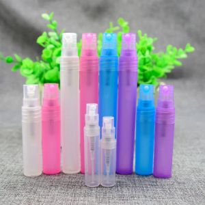 Bottle 100pcs 3ml/5ml/10ml Empty Portable Atomiser Spray Bottles Perfume Pen Vials Makeup Cosmetic Plastic PP Travel Sample Containers