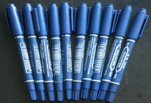 10 pezzi di penna per tatuaggio blu, pennarello per pelle, marcatura per scriba, punta fine reg5204720