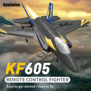 KF605 RC Aircraft Fighter 2,4G 4CH 6-osiowy wiroskop automatyczny Bilans 360 ° Rollover EPP RTF Electric RC Slider Airplane 240219