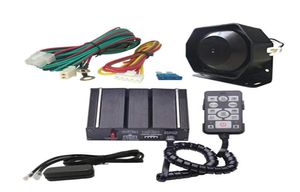 AS 100W Car Wired Electronic Siren with Siren Box Speaker Remote Control PA Function Fit for Police Ambulance Fire Engineer Vehicl2234457