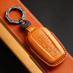 Leather Car Key Case Fob Cover for Toyota Camry CHR Corolla RAV4 Avalon Land Cruiser Prado Prius 2018 2019 2020