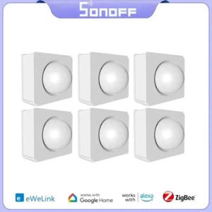 Controlla SONOFF SNZB 03 Sensore di movimento Zigbee Sensore PIR del corpo umano, Supporto SONOFF ZBBridge, tramite Zigbee2mqtt Alexa Google Home Assistant