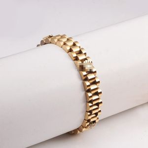10mm Stainless Steel Crown Pattern Chain Fashion Men's and Women's Bracelet