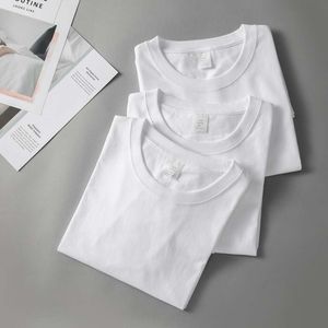 280G Short Sleeved Men's T-Shirt Casual Round Neck Tshirt Xinjiang Cotton T-Shirt Men's Pure Cotton Heavy-Duty T-Shirt Base Shirt