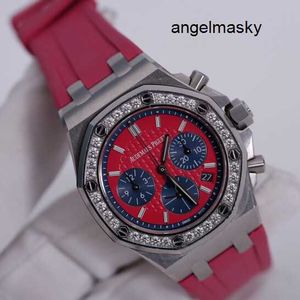 Relógio moderno cronógrafo AP relógio de pulso Royal Oak Offshore 26231ST relógio esportivo feminino de aço inoxidável com disco de diamante máquinas automáticas relógio suíço luxo dia