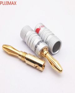 1000X neu eingetroffen Nakamichi 24K Gold Lautsprecher Bananenstecker Stecker von Express9172562