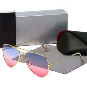 Дизайнерские солнцезащитные очки Ray Ban, роскошные авиаторы, черная оправа, мужские и женские очки Sonnenbrille, металлические линзы Raybann 310