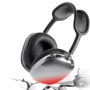 Max Pro Headphone Accessories Transparent TPU Case Silicone Anti-collision Shell Max Headphones Headset Waterproof Protective Case 28154