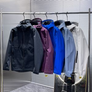 디자이너 아크 남성 Hardshell Jacket Coat Teryx Spring and Autumn Baseball Classic 캐주얼 여성 Windbreaker 외부웨어 지퍼 후드 재킷 코트 코트