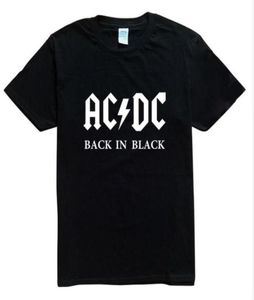 Novas Camisetas ACDC banda rock T Shirt Mens acdc Gráfico Camisetas Impressão Casual Camiseta O Pescoço Hip Hop Manga Curta algodão Top6559530