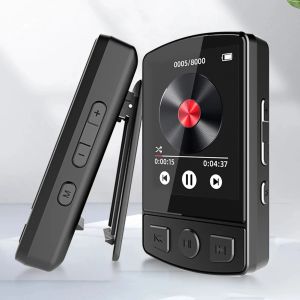 Oyuncu Portable Sports Mp3 Player Clip Mini Walkman Hifi Sound BluetoothCompatible Ultralight Mp3 çalar 1.8inch ekran müzik Walkman
