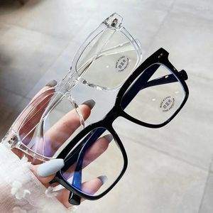 Оправа для солнцезащитных очков из материала TR90, оправа для очков для женщин, корейская мода, блокирующая синий свет, для мужчин, продажа, прозрачная женская