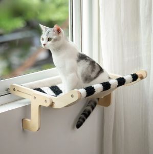 スクラッチャー猫の窓は冬のシーズンマットイージーウォッシャブル品質ファブリック40ポンドのホット販売ハンモックハンギングベッドペット用