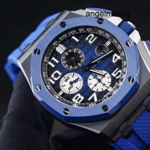 Orologio moderno cronografo AP orologio da polso Royal Oak Offshore serie 26405CE quadrante meccanico automatico da uomo 44 mm