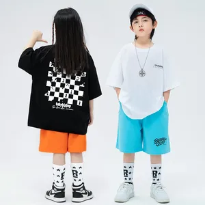 Stage Wear Children Hiphop Party Outfits Competition Hip Hop Costumes For Girls Boys Jazz Ballroom Performance Dance Clothes Dancewea