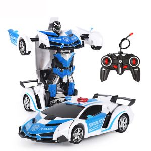Cars Electric RC Car Transformation Roboter Kinder Jungen Mädchen Spielzeug Outdoor Fernbedienung Sport Deformation Car Roboter Model Spielzeug Spielzeug