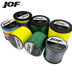 Lines JOF 500m 12 Strands 9 Strands 8 Strands Fishing Line PE Multicolor Multifilament Stark karpfiskelinje 18LB135LB