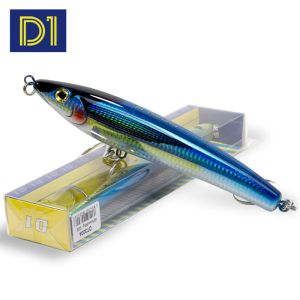 Lures D1 Trolling Lures Floating Pencil Fishing Baits 197mm 93g Big Stickbait Wobblers For Seabass Tuna Lungfish DT3004 Peche Tackle