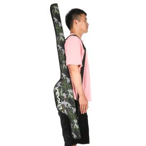 Torbalar Taşınabilir Balıkçı Çantası 140cm Oxford Bez Katlanır Balıkçı Çubuk Çanta Balık Tackle Depolama Çantaları Seyahat Koşusu Pesca