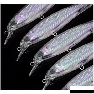 Baits & Lures 100Pclot Unpainted Plastic Fishing Lure Blank Body 11Cm 117G Short Lip Medium Diving S Jllbnp Sport777774272744 Drop Del Dhsmo