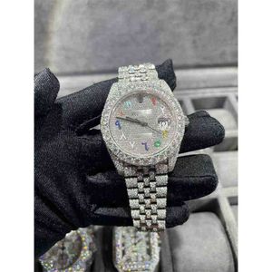 I8A4 Wristwatch 2024 Accept Customization Men Luxury Watch Iced Out VVS Watch Bling Diamond WaDW4VCA27U66G