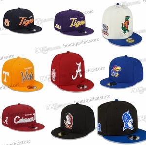 2024 Tüm Takım Karışımı Renk Fanının NCAA USA Kolej Beyzbol Ayarlanabilir Şapka Erkek Kadınlar Tek Boyut Vintage Düz Spor Baskı Top Snapback Caps Mektuplar A N Bone Chapeau Şubat29-04