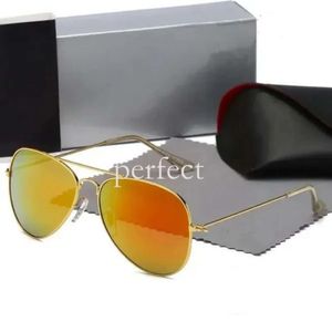 Дизайнерские солнцезащитные очки Ray Ban, роскошные авиаторы, черная оправа, мужские и женские очки Sonnenbrille, металлические линзы Raybann 697