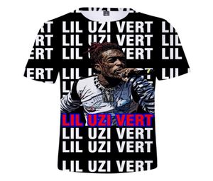 Рэппер LIL UZI VERT 3D футболка для женщин и мужчин Летняя мода с воротником с коротким рукавом Забавная футболка Хипстерские крутые футболки с рисунком Streetwear6802505