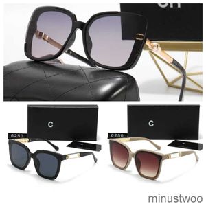Óculos de sol para mulheres CH Moda Masculino Novo Rimless Black Luxury Casual Aviator Womens Brand Designer Large Frame Men UV400 Glahyb8
