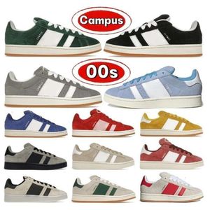 Luxury shoes Campus 00s Suede grey Black Dark Green Cloud Wonder White Valentines Day Semi Lucid Blue Ambient Sky mens womens trainer casual shoe