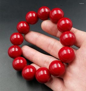 Braccialetti a maglie Vendita diretta del produttore Bracciale da 18 mm Sangue di pollo Cinese Rosso da donna