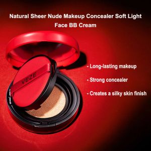Kremowe poduszka czerwona powietrze bb cc krem ​​2 kolor naturalny wybielanie makijaż wodoodporny korektor rozjaśnia się kosmetyki twarzy podstawy