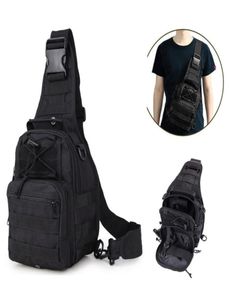 Tactical Outdoor Sports Bag Single Shoulder Pack Multiuse Waterproof Chest Cross Body Sling ryggsäck för vandring camping Climbing465763975