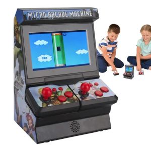 Oyuncular Retro Konsol Oyunu Masa Mini 8bit Retro Arcade Oyunları Hacim Kontrolü Taşınabilir Klasik Video Oynatıcı Joystick Düğmesi