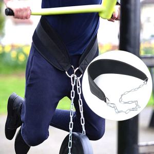 Lifting Thick Weight Lifting Belt Metal Chain Dipping Belt Fitness Equipment Belt Pullup Load Musculation GymTraining Bodybuilding Belt