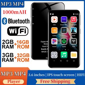 Oyuncu 2023 Yeni WiFi MP4 Oyuncu Android 8.1 Bluetooth Mp3 Player Music Walkman Spotify Oyuncu/Pandora/Tidal/Deezer Desteği Max 128GB