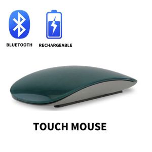 Мыши Bluetooth Беспроводная Волшебная Мышь 2 Бесшумная Перезаряжаемая Лазерная Компьютерная Мышь Тонкая Эргономичная ПК Офисная Мышь Для Apple Mac Microsoft