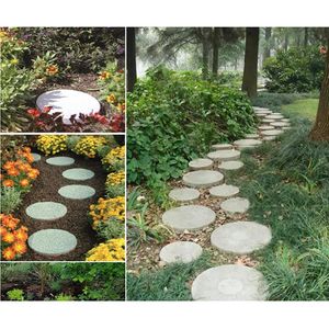 Garden DIY Plastic Mold Path Pavement Model Concrete Stepping Stone Cement Brick Maker Jan88 240220