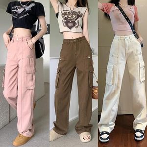 Women's Pants 2024 Roupa Feminina Women Ropa Casual Y2k Cargo Femme Pantalon Pour DD201