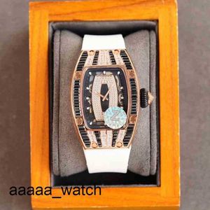 RicharSmilles Watches Mechanical Watch Luxury Mechanical Movement Ceramic Dial Rubber Strap High Watchs Wristwatch Business RM0701M Achineym EI