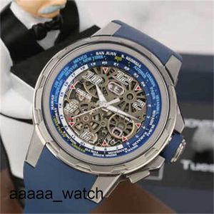 Luxury Richarsmilles Mechanical Watch Watches Mechanical Movement Ceramic Dial Rubber Strap Titanium Rm63-02 47mm Tourbillon Hb7a