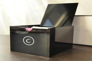 c化粧品ホルダーアクリルメイクアップスワブボックスビッグメイクアップツールメイクアップブラシデスクトップストレージボックス240J4723352