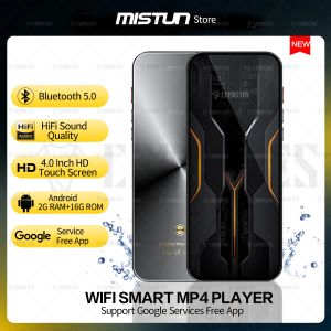 Player Android Smart MP4 Player Google Play Free APP 4.0"Full Touch Screen WIFI MP4 Player Bluetooth5.0 HiFi Mp3 Player Youtube/Browser
