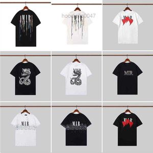 Designer mens t skjortor tryckt mode kvinnor t-shirt bomull casual tees kort ärm lyx grafisk tee streetwear tshirts amirly skjorta