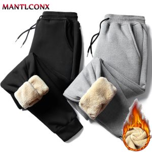 Pants Plus Size 6XL 7XL Thicken Fleece Winter Pants for Men Sweatpants Joggers Pants Man Thermal Warm Trousers Men Casual Sportswear