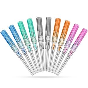 Needles Catheter Needles I.V. Disposable Sterilized U Pick Tattoo Piercing Needles 14G 16G 18G 20G 22G Sterilised Piercing Needles