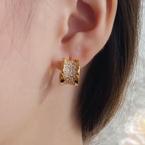 UFO series designer dangle earrings for woman official reproductions diamond Gold plated 18K European size 925 silver exquisite gift with box 028